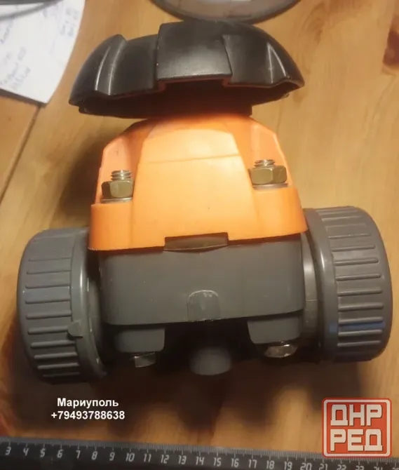 Клапан мембранный диафрагменный тип 314 d50 DN40 1 1/2 PN10 PVC-U Мариуполь - изображение 4