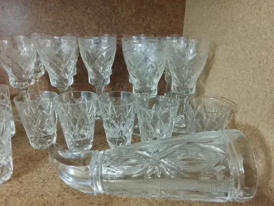 Хрустальные стопки, рюмки, стаканы, рога Донецк
