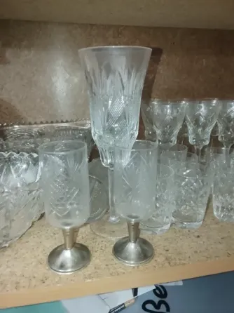 Хрустальные стопки, рюмки, стаканы, рога Донецк