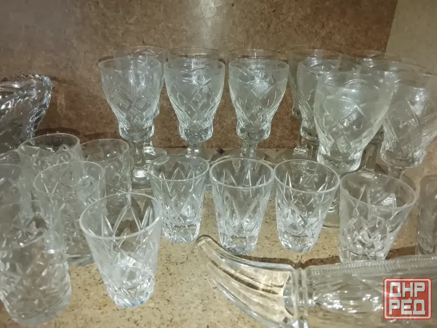 Хрустальные стопки, рюмки, стаканы, рога Донецк - изображение 4