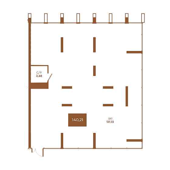 Коммерческое помещение №6, 140,21 м² — Чувства Мариуполь