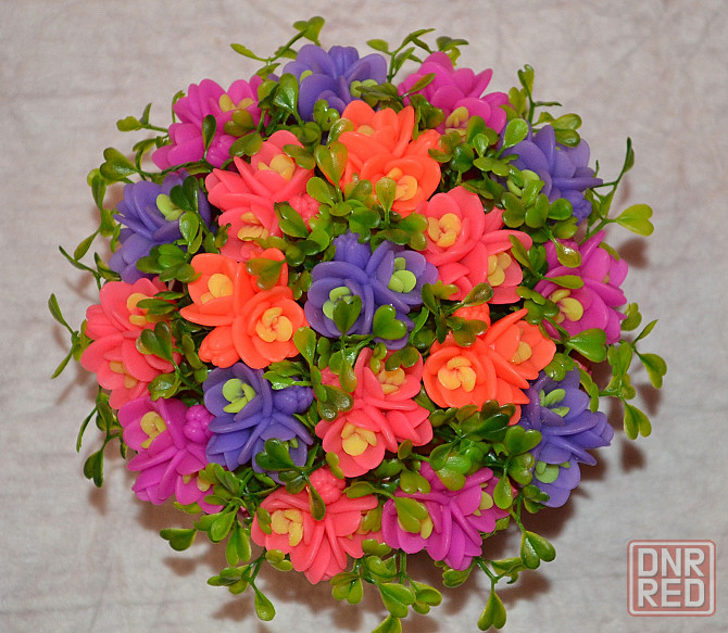 Подарочные букеты из мыльных роз и тюльпанов Донецк - изображение 3