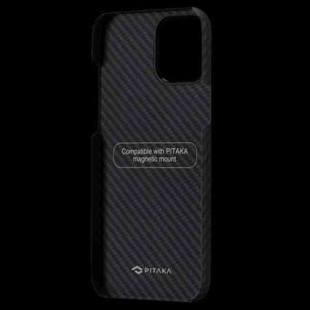 Чехол Pitaka MagEZ Case для iPhone 11 / 12 mini / 12 / 12 Pro / 12 Pro Max, черно-серый Донецк