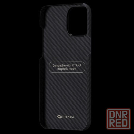 Чехол Pitaka MagEZ Case для iPhone 11 / 12 mini / 12 / 12 Pro / 12 Pro Max, черно-серый Донецк - изображение 4