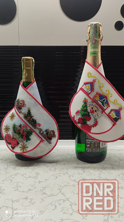Украшение на бутылку новогоднее Донецк - изображение 1