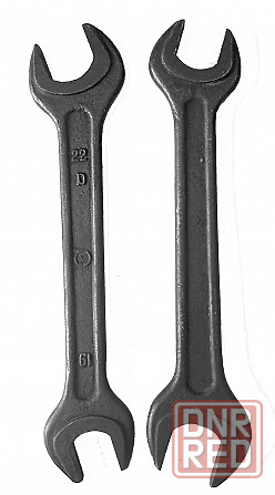 Ключ рожковый 19х22, двухсторонний, черный, СССР. Донецк - изображение 4