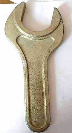 Ключ 65 мм гаечный односторонний, укороченный, с открытым зевом, Ц15хр, 300 мм, КЗСМИ, СССР. Донецк