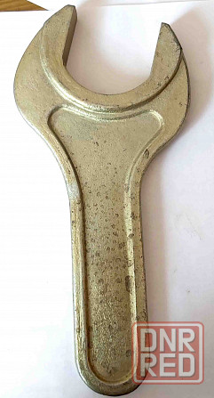 Ключ 65 мм гаечный односторонний, укороченный, с открытым зевом, Ц15хр, 300 мм, КЗСМИ, СССР. Донецк - изображение 5