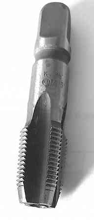 Метчик К3/8", для конической резьбы, м/р, Р6М5, 75/26 мм, ГОСТ 6227-80, 2680-0007. Донецк