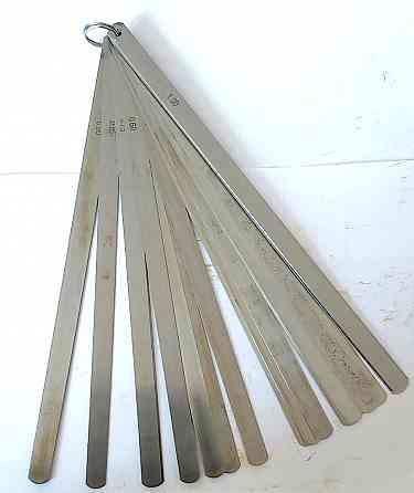 Набор щупов 0,05-1,0; длинные, L=300, 20 шт, комбинированный, сталь. Донецк