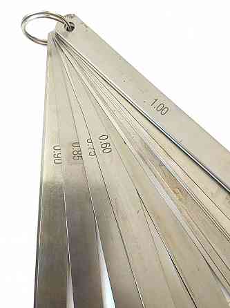 Набор щупов 0,05-1,0; длинные, L=300, 20 шт, комбинированный, сталь. Донецк