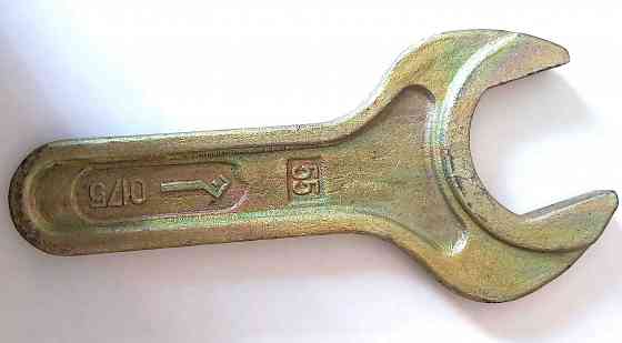 Ключ 55 мм, гаечный, рожковый, односторонний, Ц15хр, КЗСМИ, СССР. Макеевка