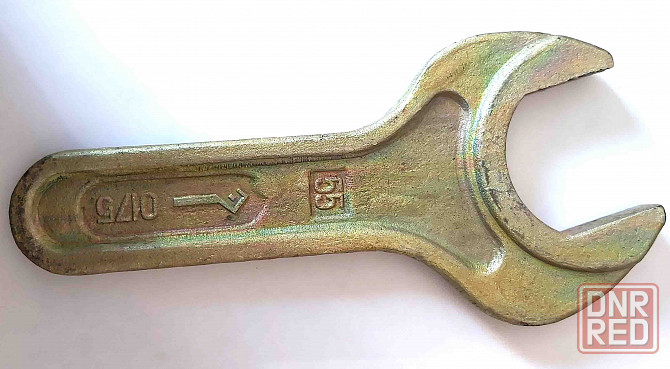 Ключ 55 мм, гаечный, рожковый, односторонний, Ц15хр, КЗСМИ, СССР. Макеевка - изображение 1
