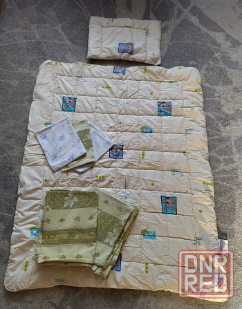 Одеяло детское + подушка + постельное Донецк - изображение 1