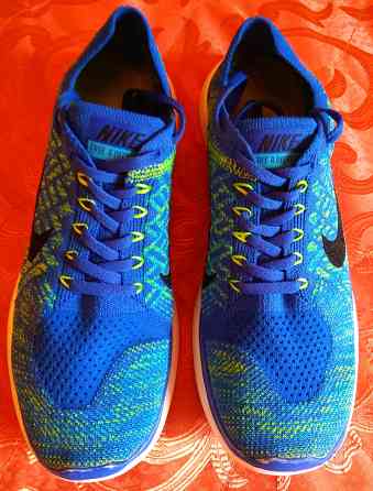 Кроссовки NIKE-FLYKNIT-4.0-Running-Shoes-treasure-blue, 42 размер Макеевка