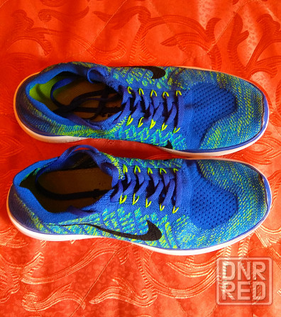 Кроссовки NIKE-FLYKNIT-4.0-Running-Shoes-treasure-blue, 42 размер Макеевка - изображение 2