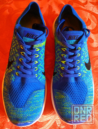 Кроссовки NIKE-FLYKNIT-4.0-Running-Shoes-treasure-blue, 42 размер Макеевка - изображение 4