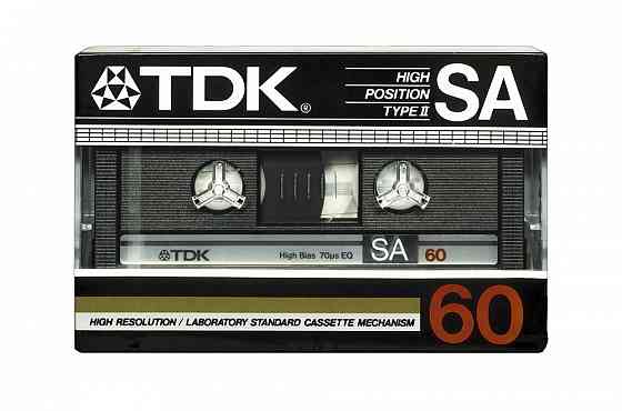 Аудио кассета TDK SA 60 (made in Japan, 1984) Донецк