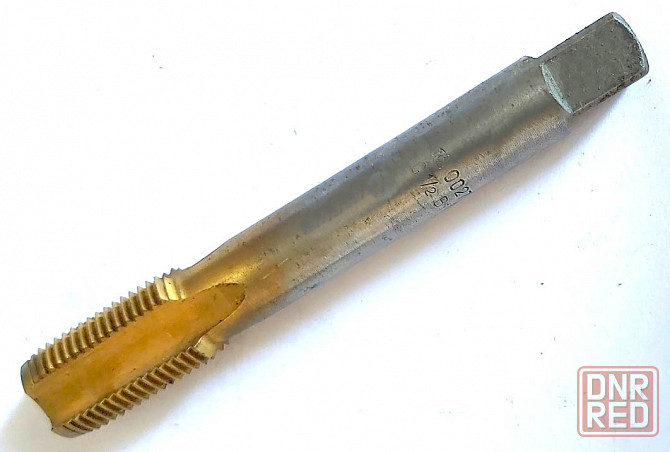 Метчик трубный G1/2" дюйма, м/р, Р6М5, 125/32 мм, для глухих отверс, 2625-0027, ГОСТ 3266-81. Макеевка - изображение 4