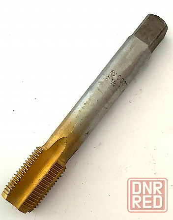Метчик трубный G1/2" дюйма, м/р, Р6М5, 125/32 мм, для глухих отверс, 2625-0027, ГОСТ 3266-81. Макеевка - изображение 2