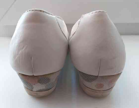 Белые туфли с бантом, 36 размер (24 см стелька) Донецк