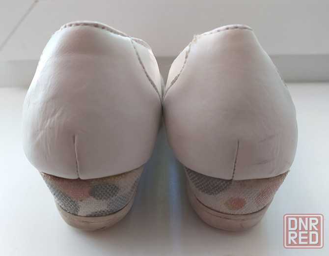 Белые туфли с бантом, 36 размер (24 см стелька) Донецк - изображение 2