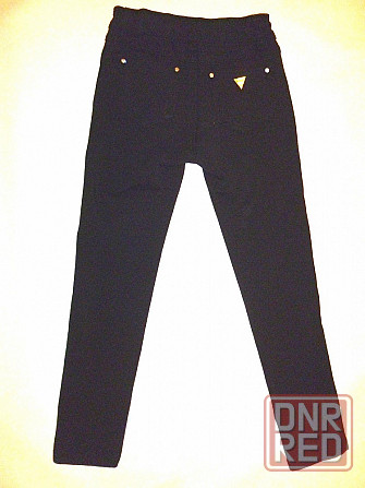 Стильные черные брюки скинни на рост 122-128 см Донецк - изображение 2
