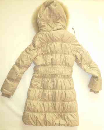 Зимнее теплое пальто из плащевки стеганное на тинсулейте 360, Донило, 152 см Донецк