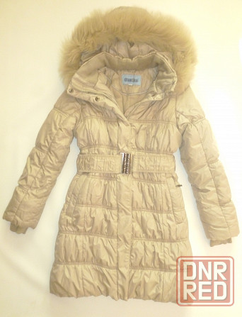 Зимнее теплое пальто из плащевки стеганное на тинсулейте 360, Донило, 152 см Донецк - изображение 1
