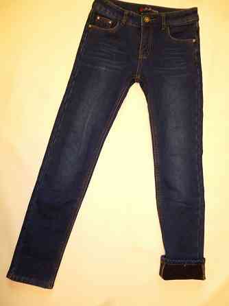 Утепленные джинсы для девочки на рост 146-152 см Донецк