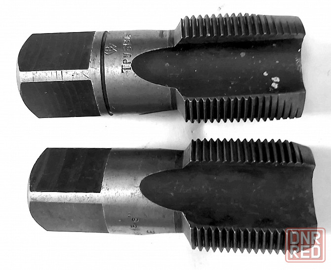 Метчик G1 3/8" дюйма, трубный, ручной, к-т, У7А, 105/45 мм, СССР. Донецк - изображение 6