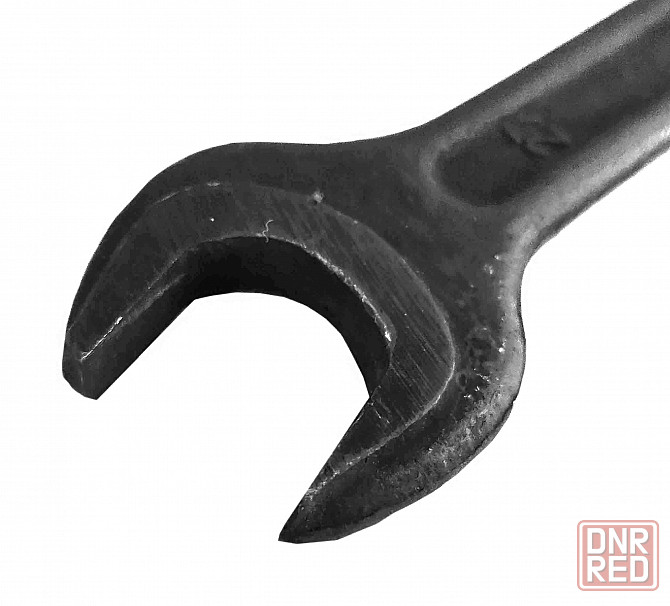 Ключ гаечный 27х30, рожковый, черный, двухсторонний, СССР. Харцызск - изображение 6