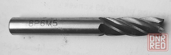 Фреза концевая 8,0 мм, ц/х, Р6М5, Z5, удлиненная рабочая часть, 63/26 мм, ГОСТ 17025-71. Донецк - изображение 3