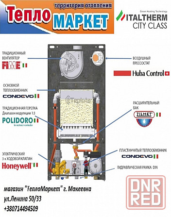 Итальянский газовый котел ITALTHERM серии CITY CLASS Донецк - изображение 5