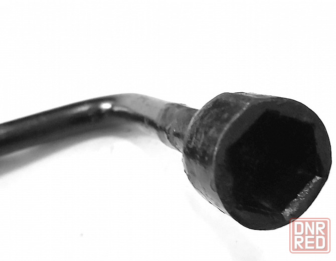 Ключ баллонный изогнутый 22 мм, Г-образный, торцовый, черный, СССР. Донецк - изображение 4