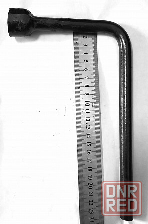 Ключ баллонный изогнутый 22 мм, Г-образный, торцовый, черный, СССР. Донецк - изображение 7