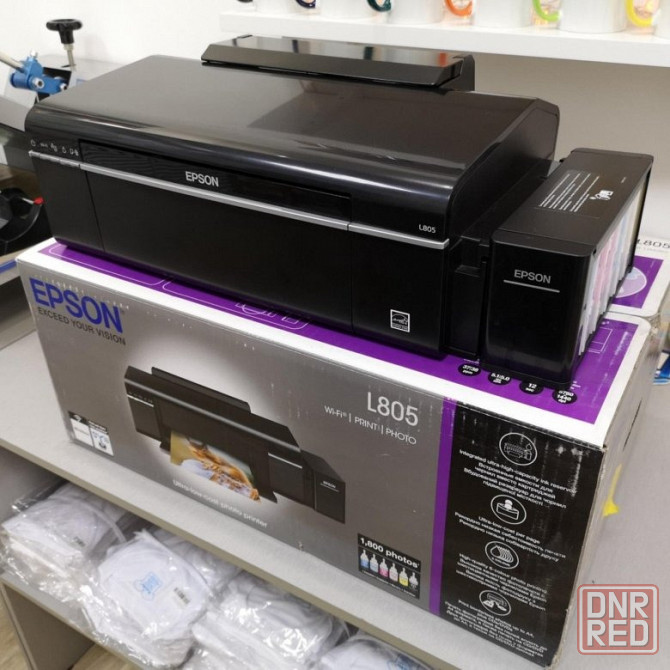 Принтер струйный цветной A4 Epson L805 WiFi, 6-цветный Донецк - изображение 3