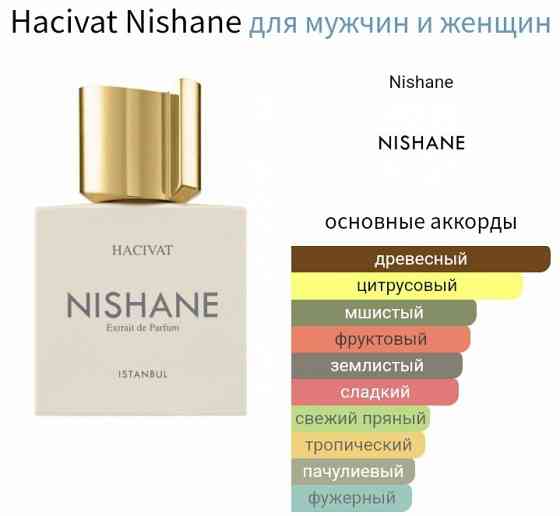Hacivat Nishane EXTRAIT для мужчин и женщин 100ml оригинал Донецк
