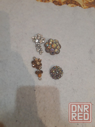 Серебрянные сережки, брошки, медзолото Донецк - изображение 3
