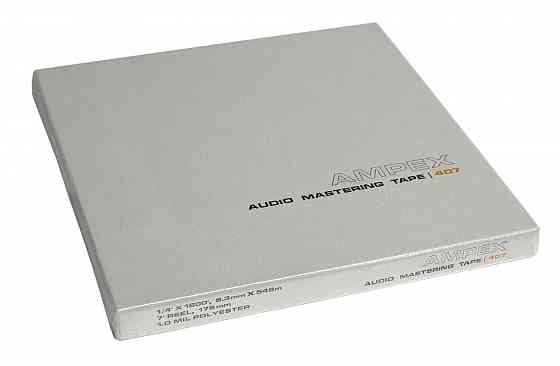 Катушка (бобина) с магнитной лентой AMPEX 407 (U.S.A.), Audio mastering tape НОВАЯ запечатанная. Донецк