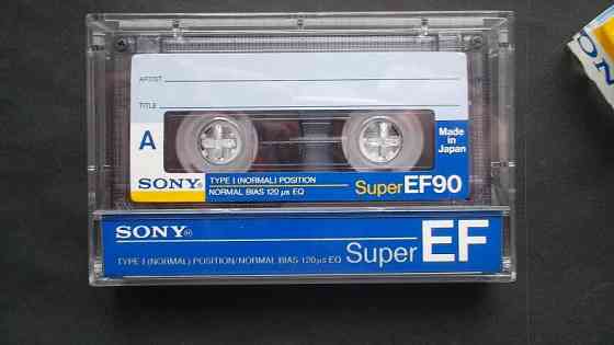 Аудио кассета SONY EF 90 ( не использовалась ) Донецк