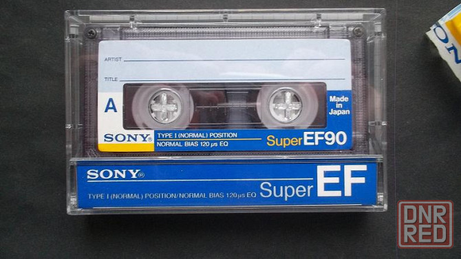 Аудио кассета SONY EF 90 ( не использовалась ) Донецк - изображение 3