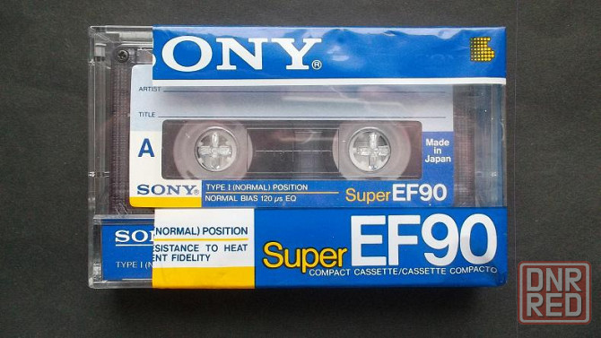 Аудио кассета SONY EF 90 ( не использовалась ) Донецк - изображение 4
