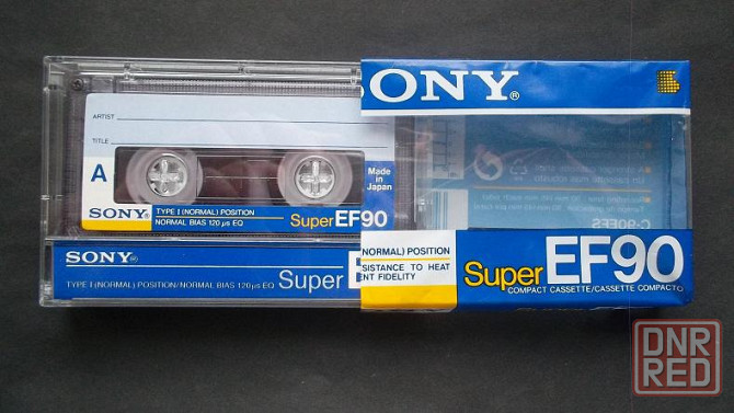 Аудио кассета SONY EF 90 ( не использовалась ) Донецк - изображение 1