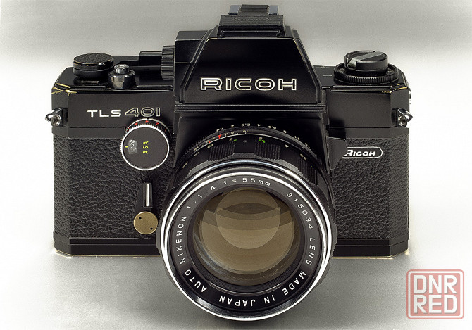 фотоаппарат плёночный редкий RICOH TLS 401 с объективом 1.4 F=55 мм. Япония Донецк - изображение 1