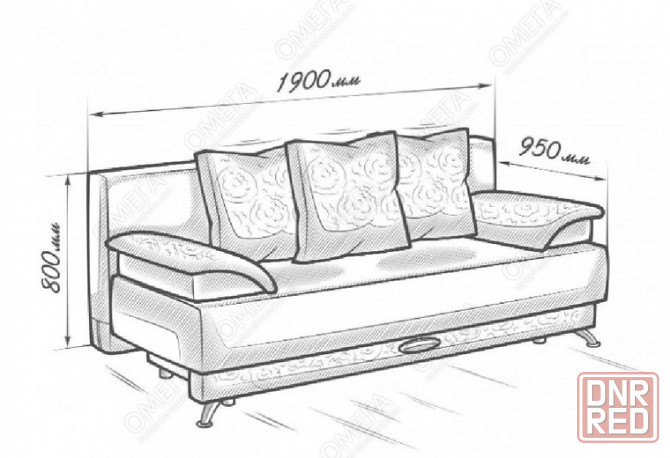 диван еврокнижка Донецк - изображение 3