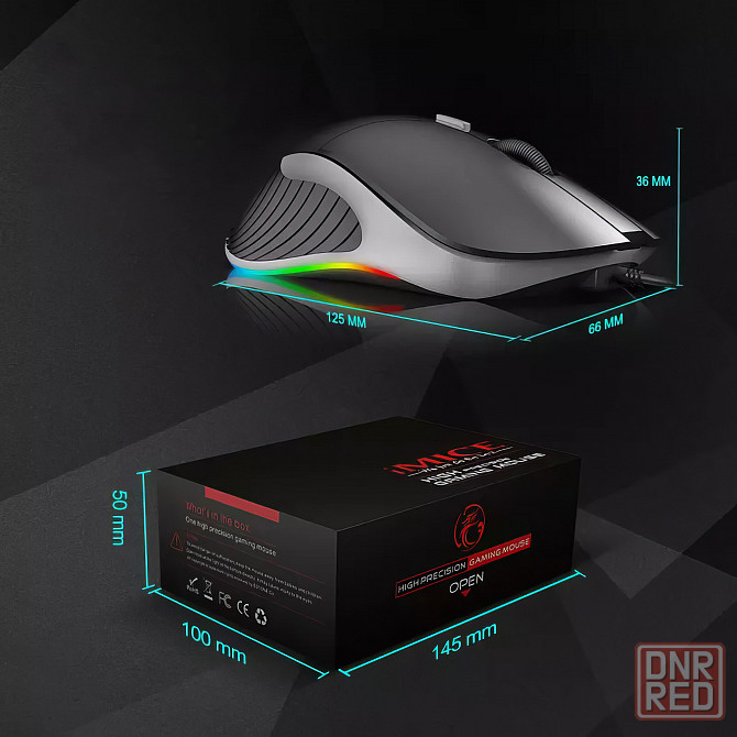 Проводная игровая мышь с подсветкой iMice X6 Донецк - изображение 8