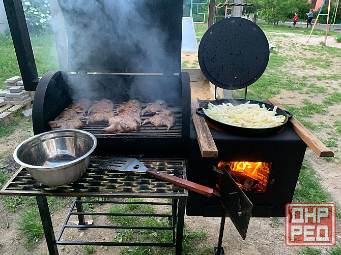 Гриль, смокер, мангал, коптильня, печь под казан в днр Донецк - изображение 8