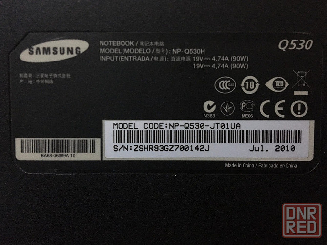 Ноутбуки разборка Asus f3sv x51 hp 530 Hp CQ61-334er Samsung NP-Q530H-JT01 r58 plus Samsung NP300E5Z Донецк - изображение 2