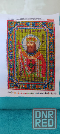 Икона именная, чешский бисер Донецк - изображение 1
